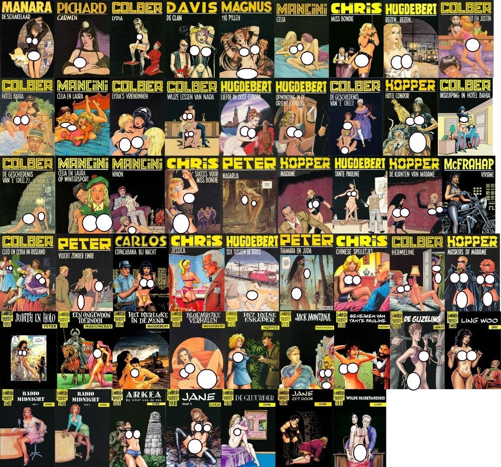 Zwarte reeks (Sombrero): 52 strips, Meerdere stripboeken, Ophalen, Zo goed als nieuw