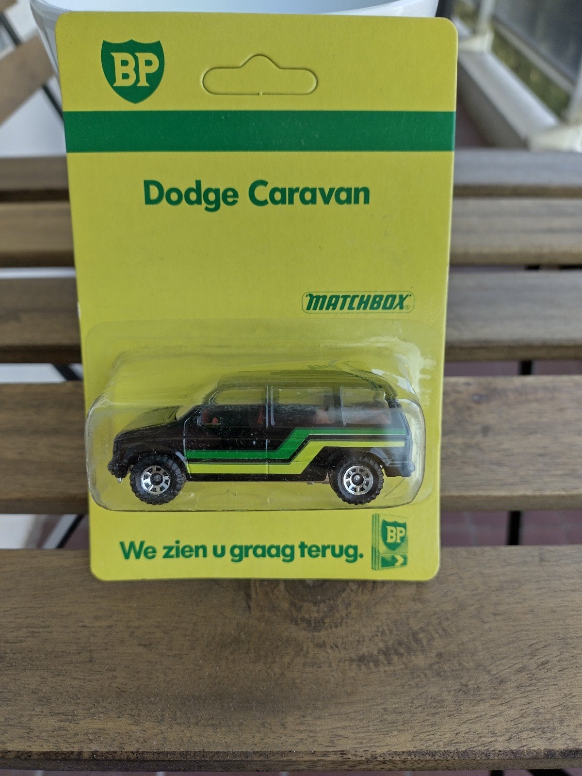Vintage Matchbox Dodge Caravan AFHALING LEES BESCHRIJVING, Enlèvement, Neuf, Voiture, Matchbox