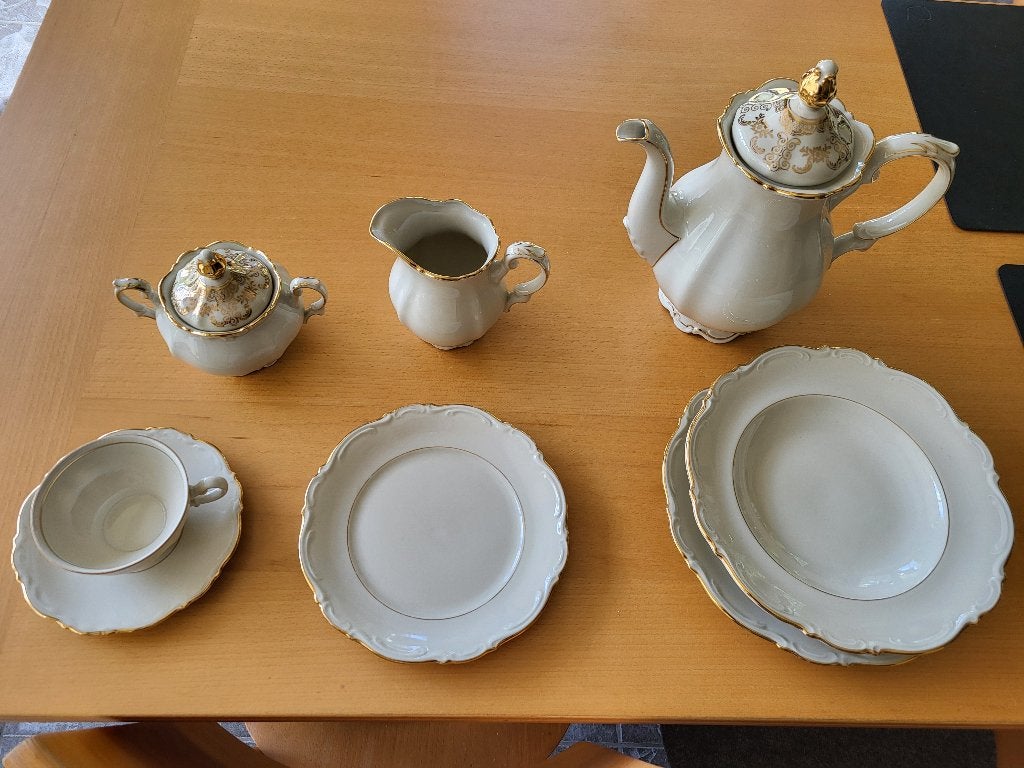 Vintage porseleinen servies, Antiek en Kunst, Ophalen