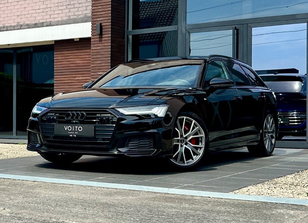 Audi A6 Avant 55TFSIe Quattro Comp S-LINE/PANO/MATRIX/ACC, Auto's, Automaat, 4 cilinders, 35 g/km, Zwart