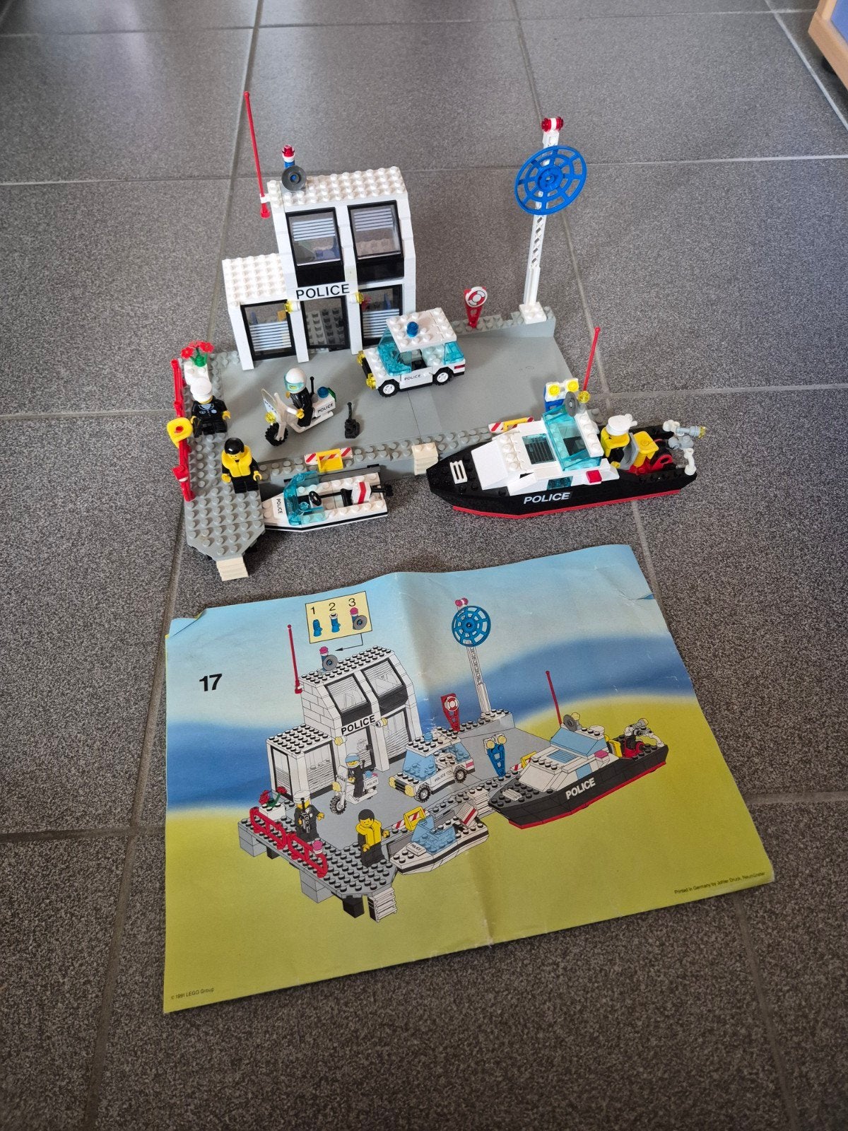 Lego 6540 police du port complet avec notice, Enlèvement ou Envoi, Lego, Ensemble complet, Utilisé