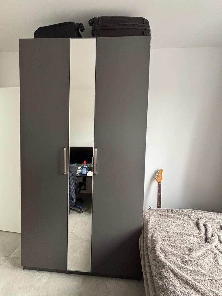 IKEA kleerkast/wardrobe, Ophalen, 100 tot 150 cm, 200 cm of meer, Met klep(pen)