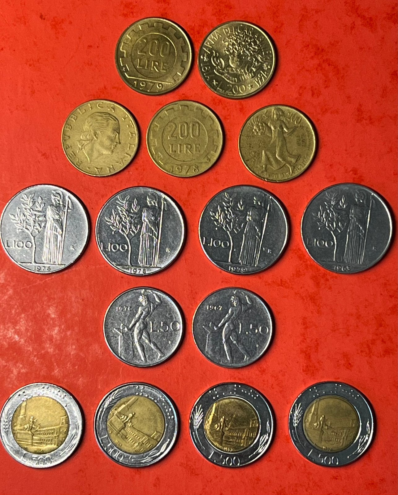 15 Oude italiaanse munten, Ophalen of Verzenden