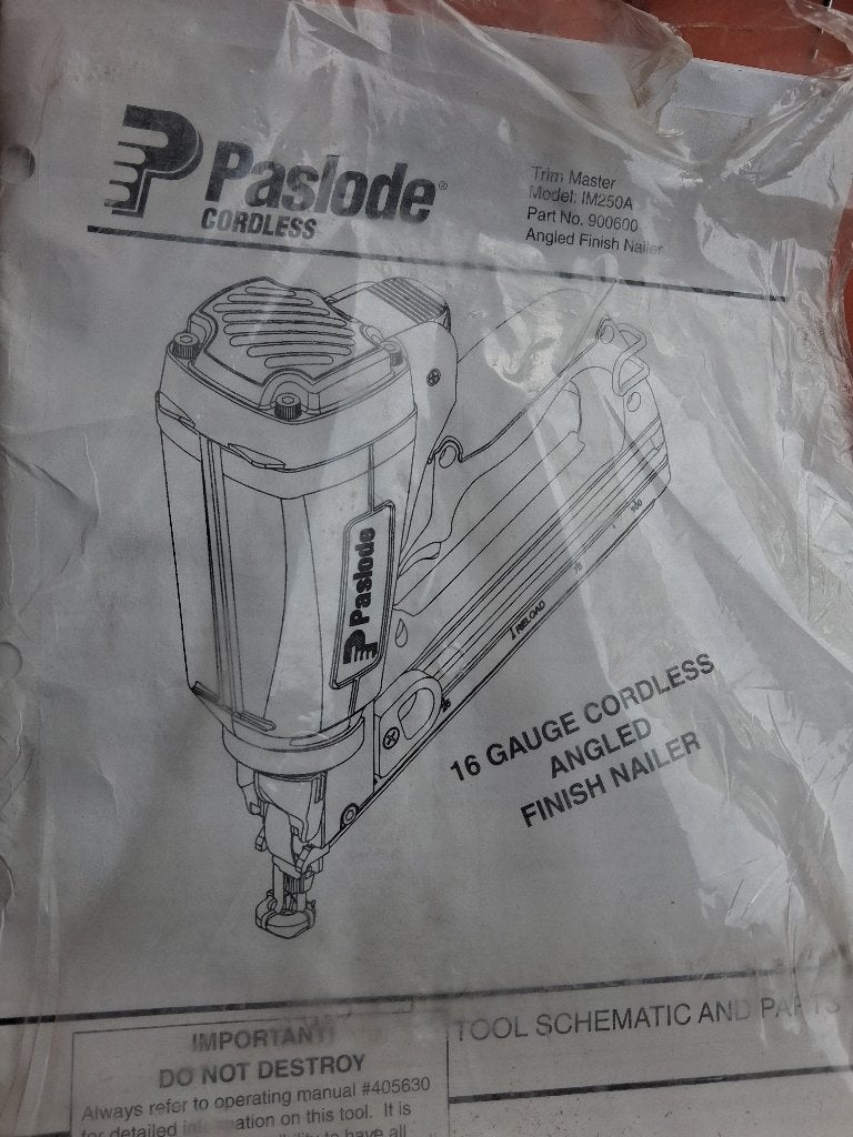 IM250A paslode-spijkermachine, Doe-het-zelf en Bouw, Ophalen, Nieuw, Tacker/nietmachine, Hilti