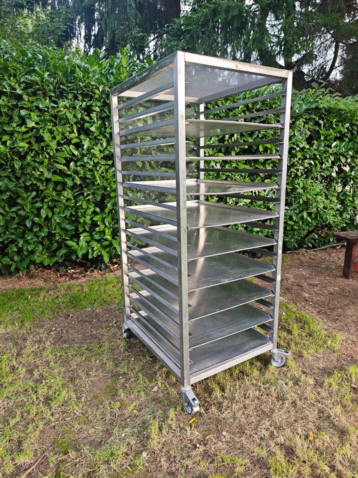 Onverwoestbare aluminium kar – 9 alu leggers 60 x 80, Ophalen