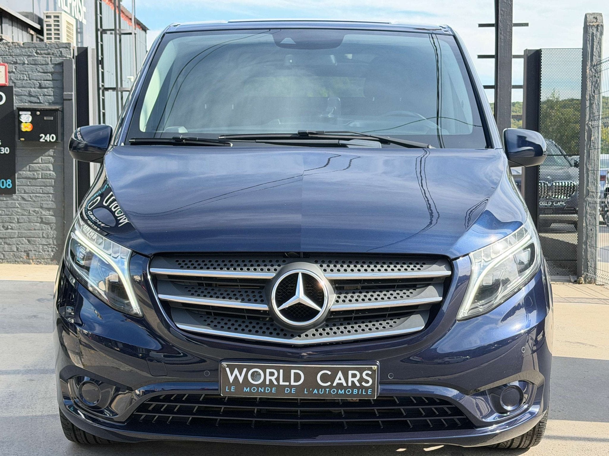 Mercedes-Benz Vito 2.1D BlueTEC 163CV - TVAC- BTW*IN- L2- LO, Cuir, Entreprise, 3 places, Noir