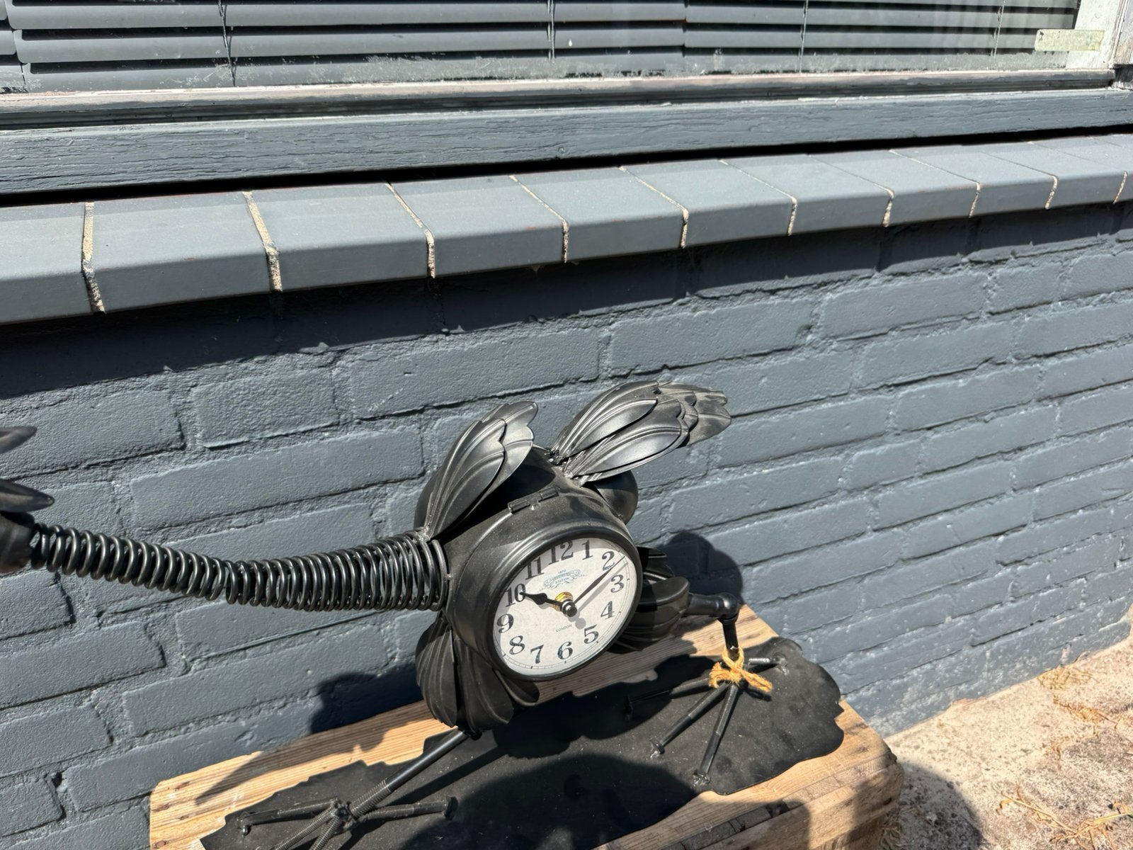 Horloge oiseau vintage, Horloge sur pied, Vintage, Enlèvement, Fait main