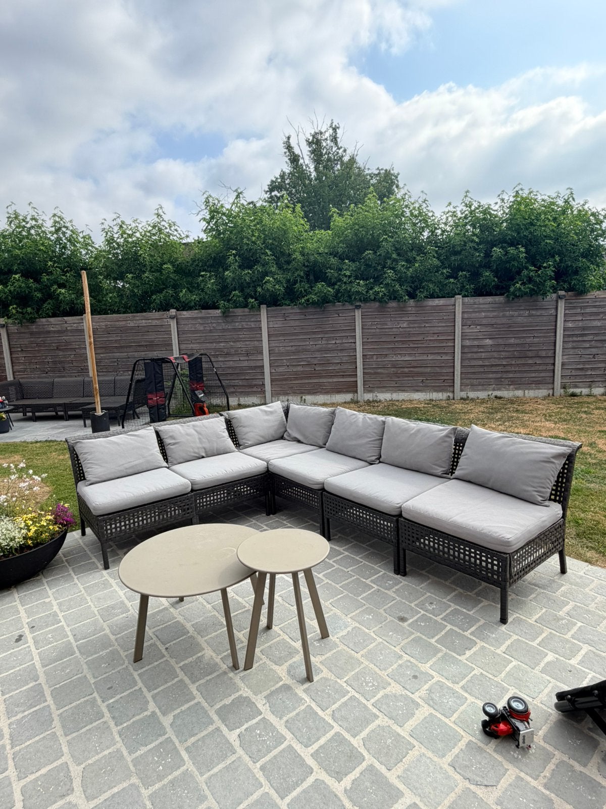 Extra grote lounge tuin 11 personen, Tuin en Terras, Ophalen, Gebruikt