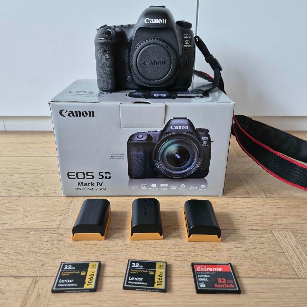 Canon EOS 5D Mark IV - boîtier seulement, Audio, Tv en Foto, Gebruikt, Spiegelreflex, Canon, Geen optische zoom