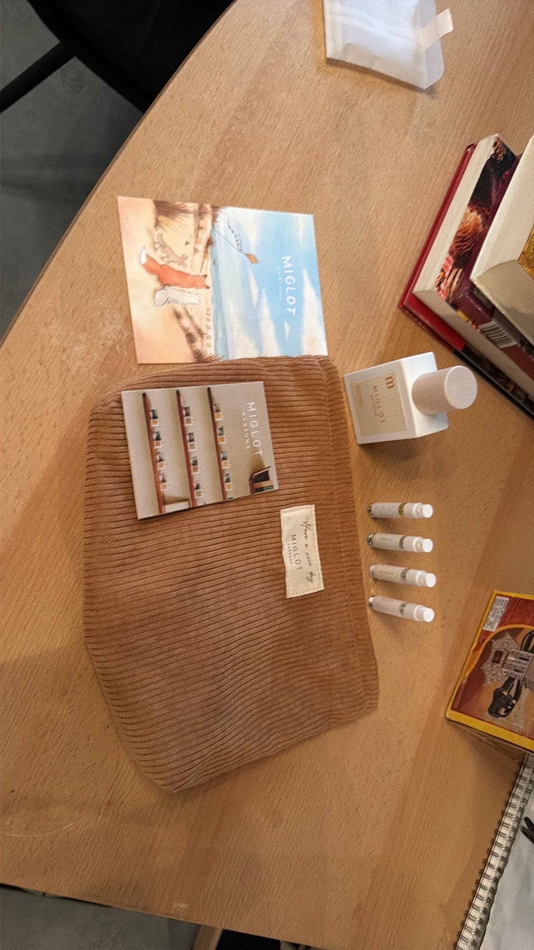 Parfum Miglot + Toilet tas, Ophalen of Verzenden, Nieuw