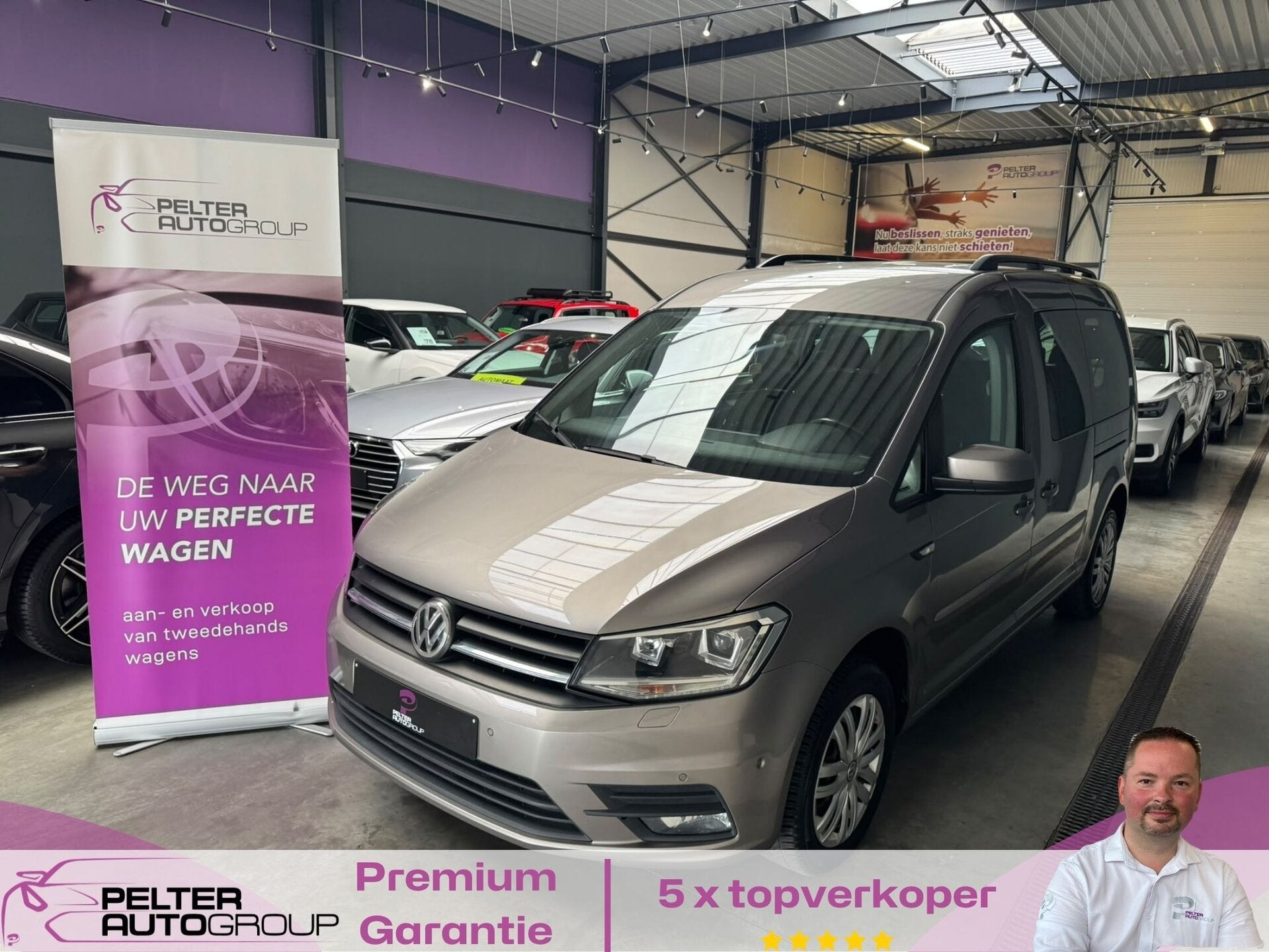 Volkswagen Caddy Maxi 1.4TSi 7plaatsen Eur6b, Auto's, 0 kg, Euro 6, 7 zetels, Handgeschakeld