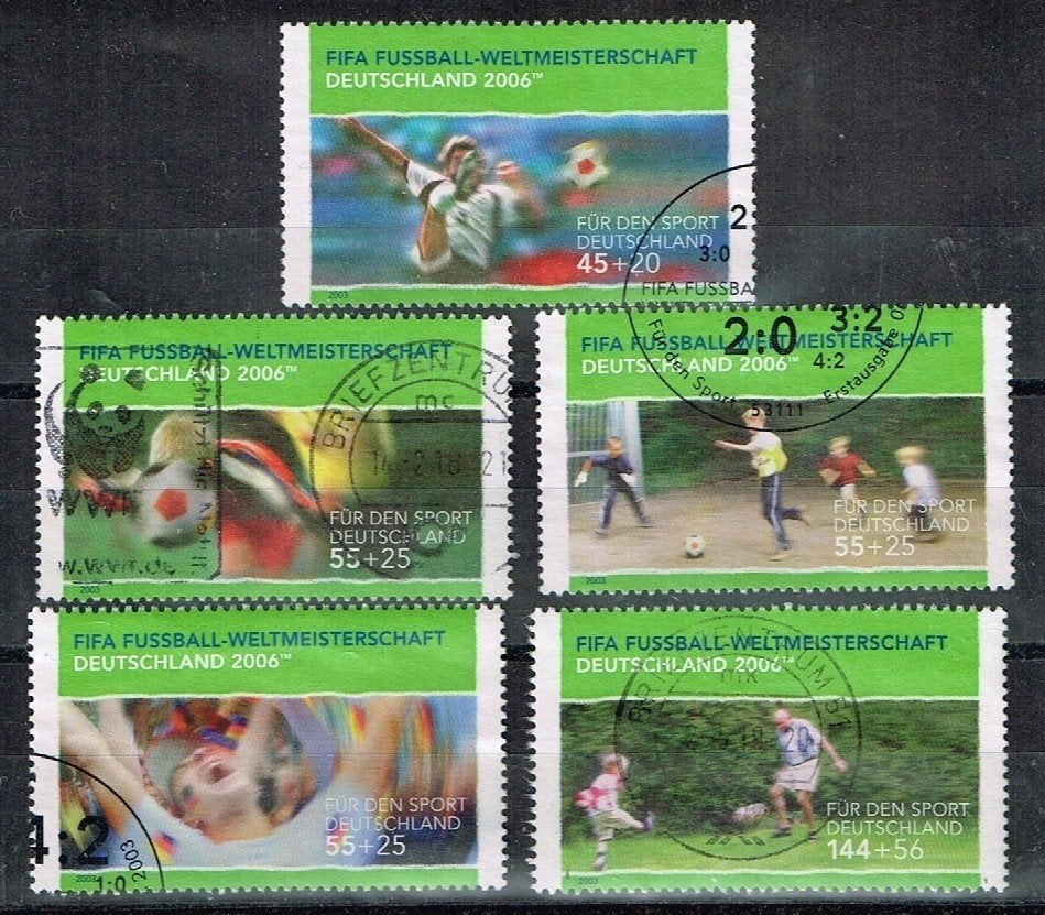 Postzegels uit Duitsland - K 5233 - WK Voetbal 2006, Verzenden, 1990 tot heden, Gestempeld