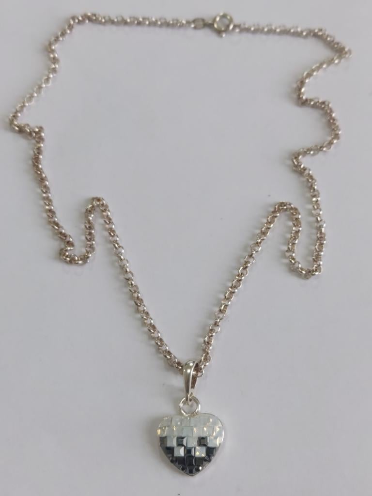 Nieuwe Zilver Ketting, Handtassen en Accessoires, Kettingen, Ophalen of Verzenden, Nieuw, Zilver, Zilver