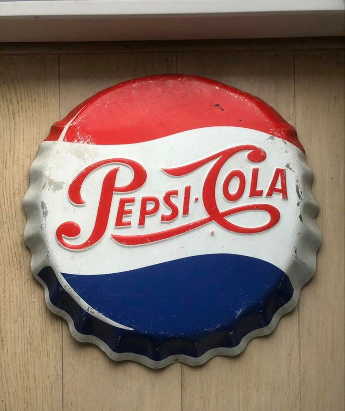 Reclamebord Pepsi Cola., Verzamelen, Merken en Reclamevoorwerpen, Ophalen, Zo goed als nieuw, Reclamebord
