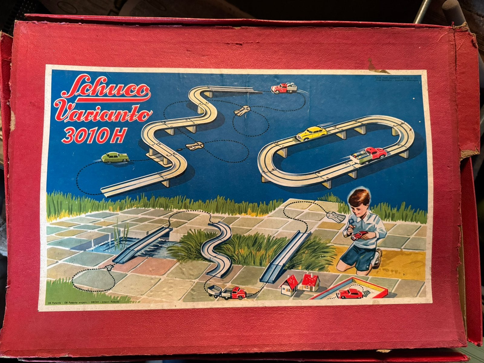 Schuco Varianto 3010 H – coffret original – années 1950, Antiquités & Art, Antiquités | Jouets, Enlèvement