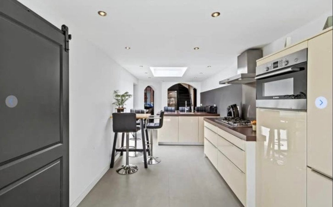 ✨3 DELIG HOOGGLANS KEUKEN INCLUSIEF APPARATUUR  ✨, Huis en Inrichting, Gebruikt, Wit, Enkelwandige keuken, Ophalen of Verzenden