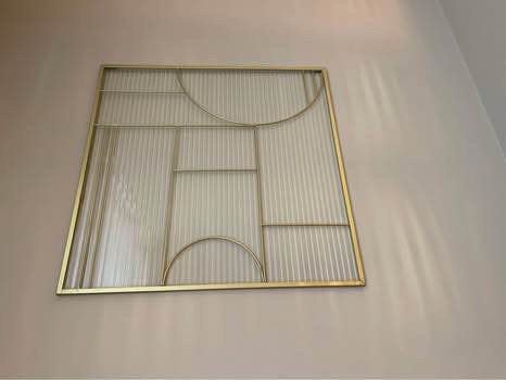 2 cadres Art Déco (verre et métal), Enlèvement ou Envoi, Comme neuf, Verre