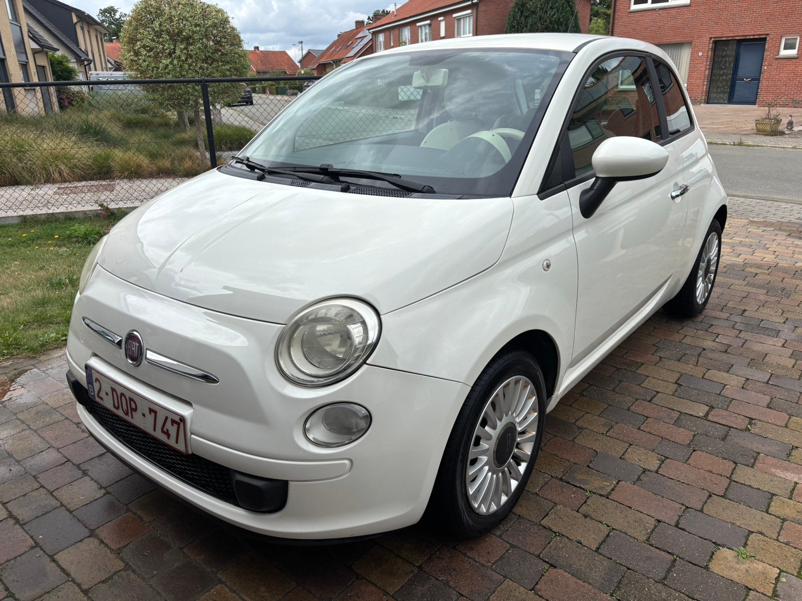 FIAT 500 pop 1.2 Automaat / Airco, Auto's, Fiat, 4 zetels, Stof, 4 cilinders, Wit