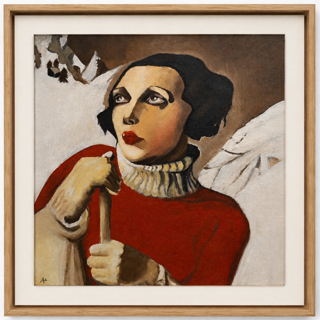 Olieverf, Overige stijlen, Portret of Personen, Overige ondergronden, Ophalen of Verzenden