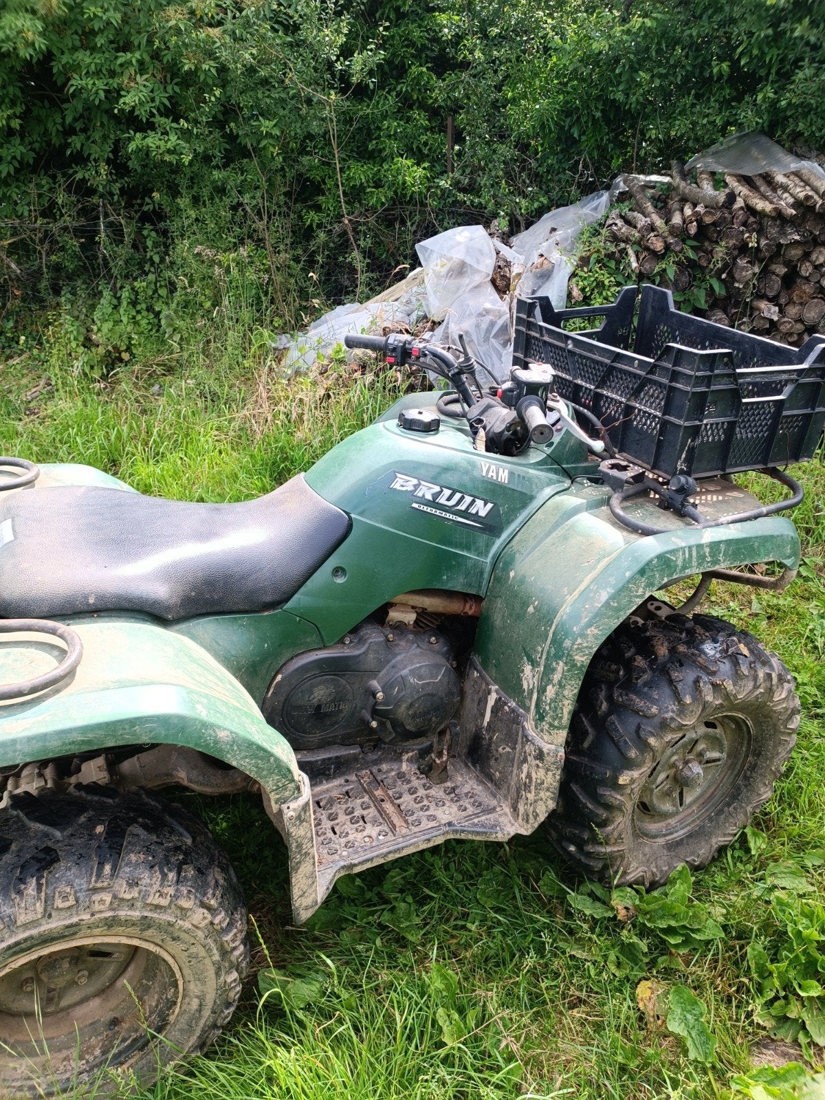 Quad Yamaha bruine