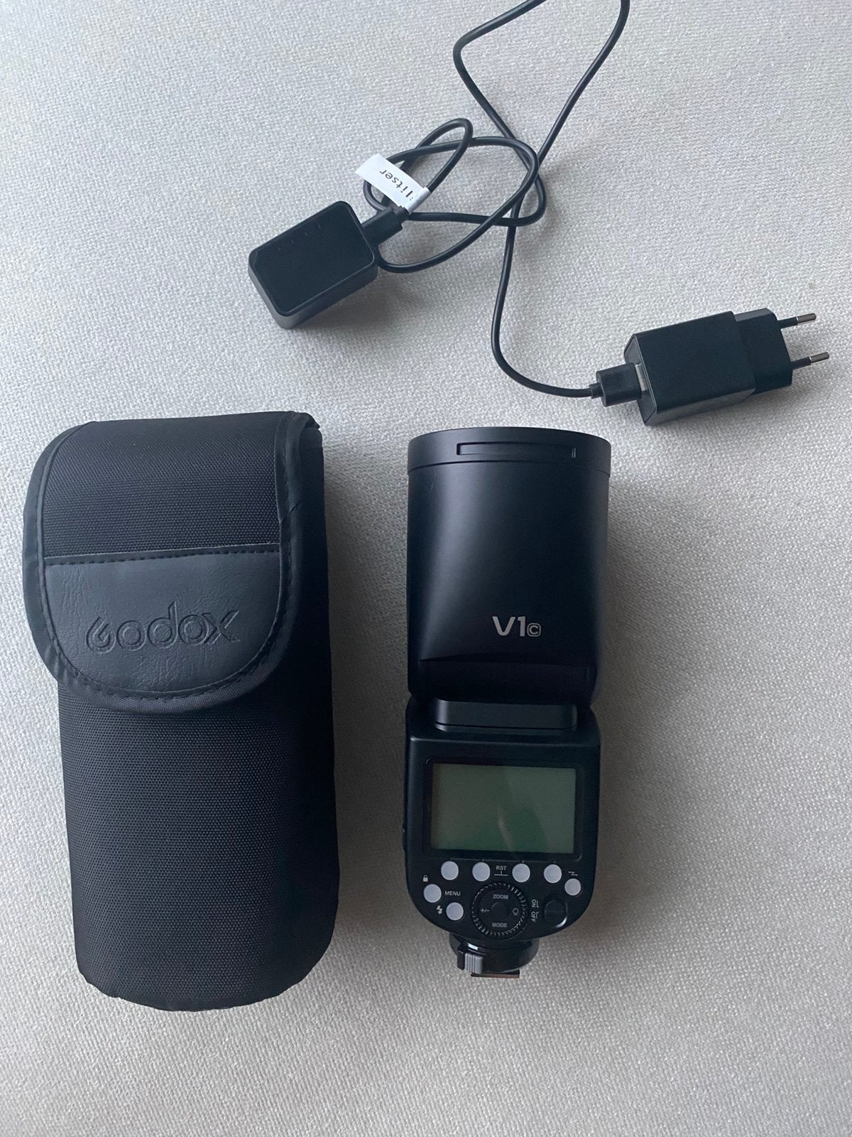 Godox speedlite V1 Canon, Ophalen, Zo goed als nieuw, Canon