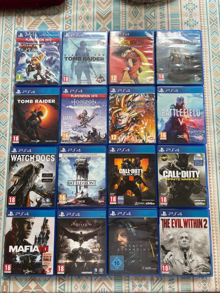 Jeux PS4 (10€ le jeu), Enlèvement ou Envoi, Comme neuf