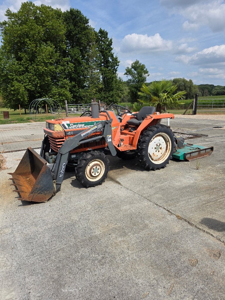 kubota sunshine met frontlader en maaier, Ophalen