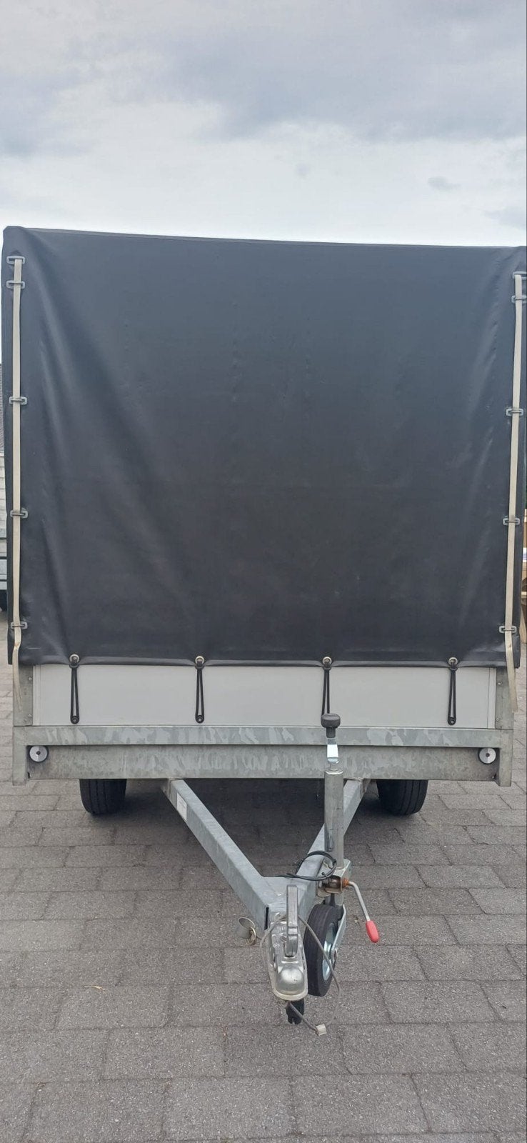 Top plateau aanhangwagen ongeremd,afneembare huif/bache,led, Auto diversen, Aanhangers en Bagagewagens, Ophalen