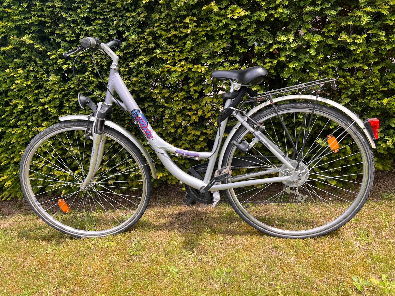 Velo de ville gris vitesse shimano, Vélos & Vélomoteurs, Enlèvement, Utilisé