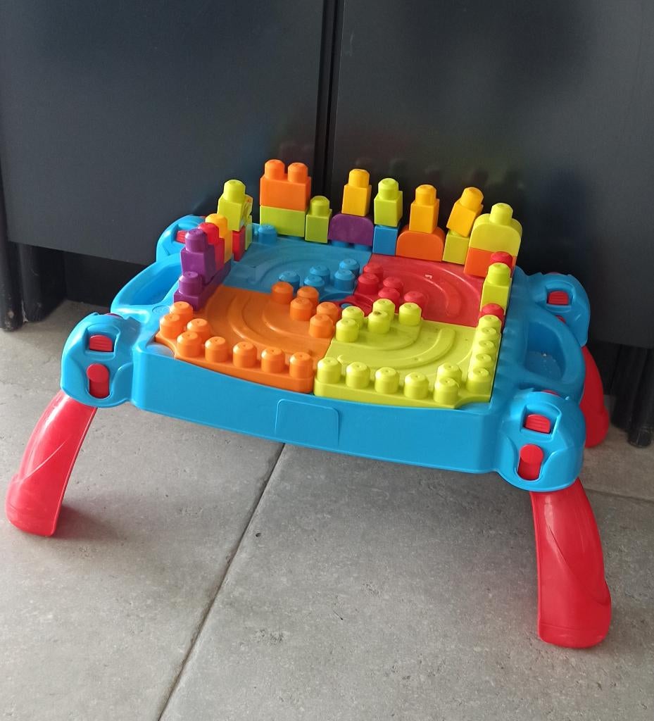 Megabloks bouwtafel, Kinderen en Baby's, Ophalen, Gebruikt, Megabloks