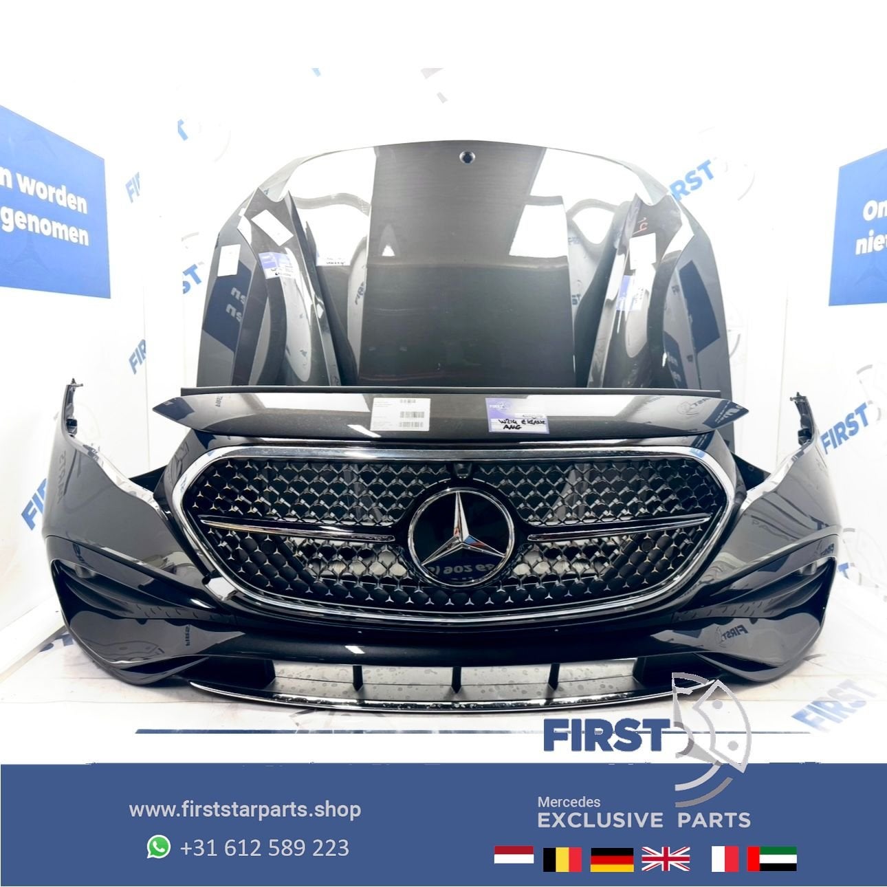W214 S214 E KLASSE VOORKOP COMPLEET FRONT ORIGINEEL Mercedes, Auto-onderdelen, Gebruikt, -, Voor, Ophalen of Verzenden