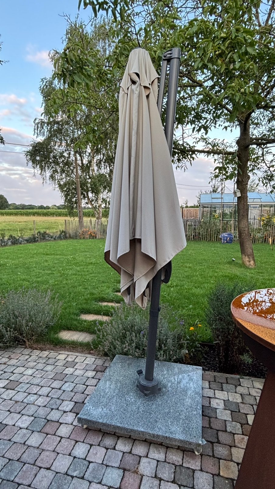 Parasol, Ophalen, Gebruikt
