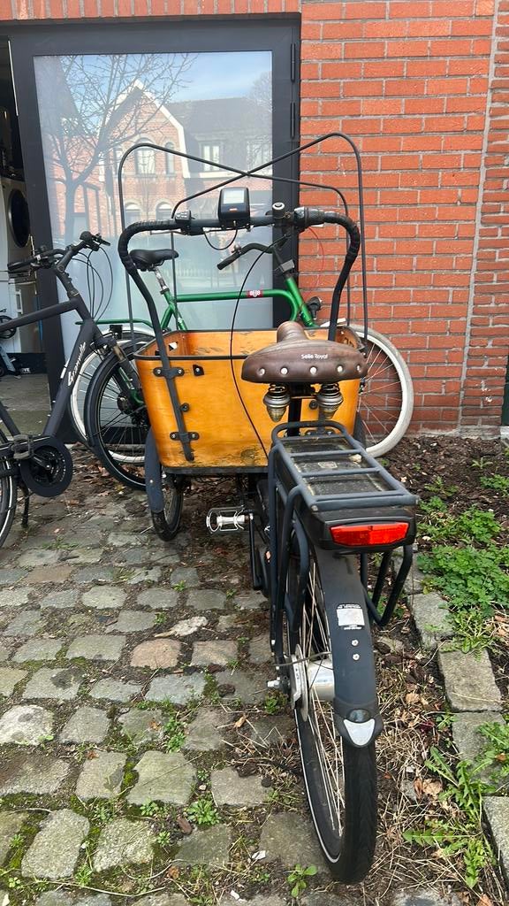 Elektrische bakfiets, Ophalen, Gebruikt