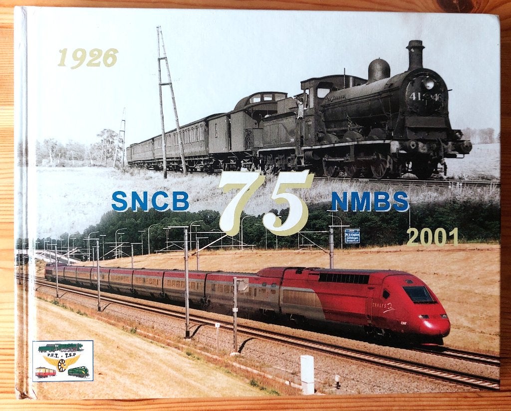 SNCB 75 NMBS 1926-2001 PFT TSP, Collections, Enlèvement ou Envoi, Utilisé, Train, Livre ou Revue