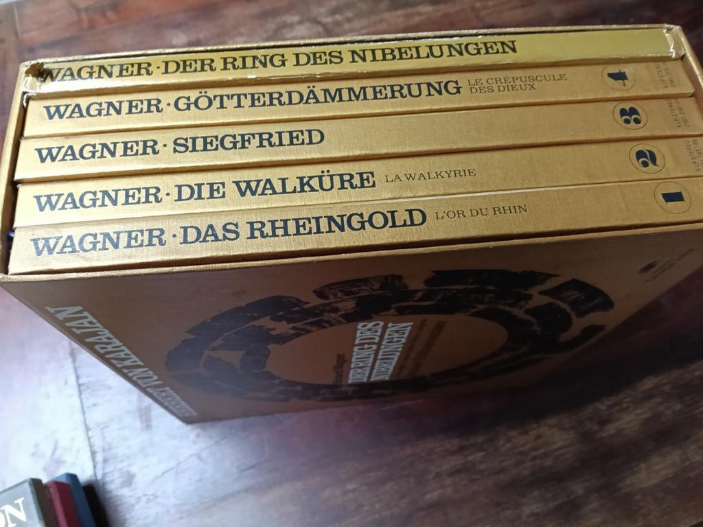 Der Ring des nibelungen. Richard Wagner, Cd's en Dvd's, Vinyl | Klassiek, Gebruikt, Opera of Operette, Boxset, Ophalen of Verzenden