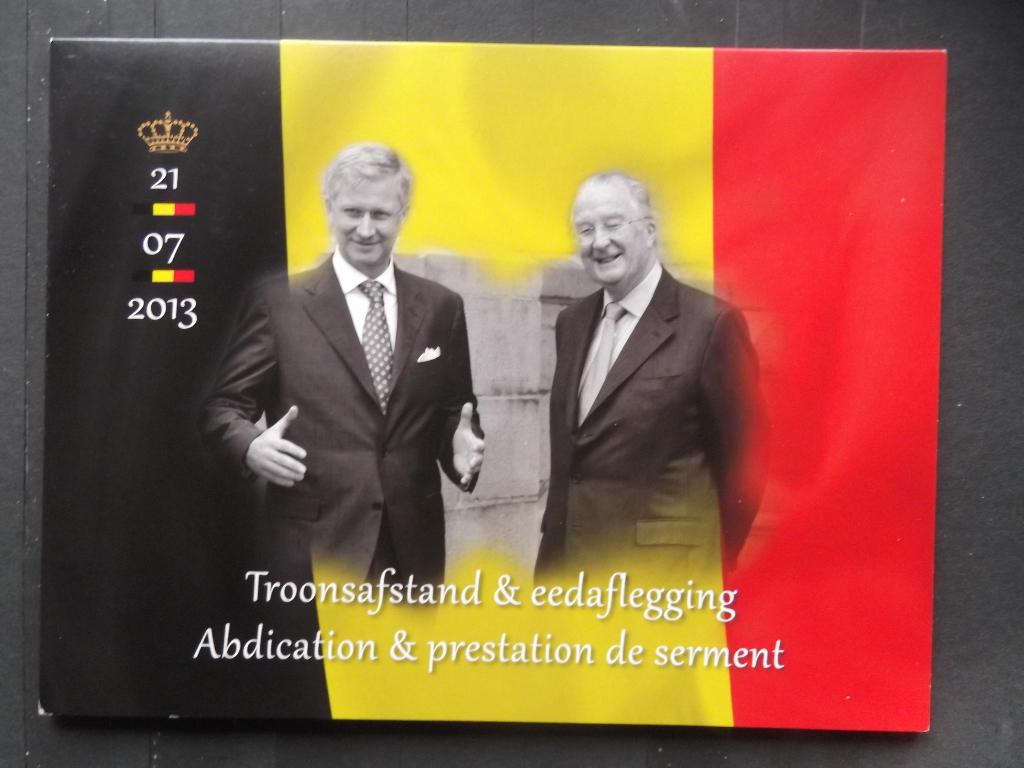 Map Troonsafstand - Pochette Abdication 2013 MNH, Ophalen of Verzenden, Postfris, Frankeerzegel, Koninklijk huis