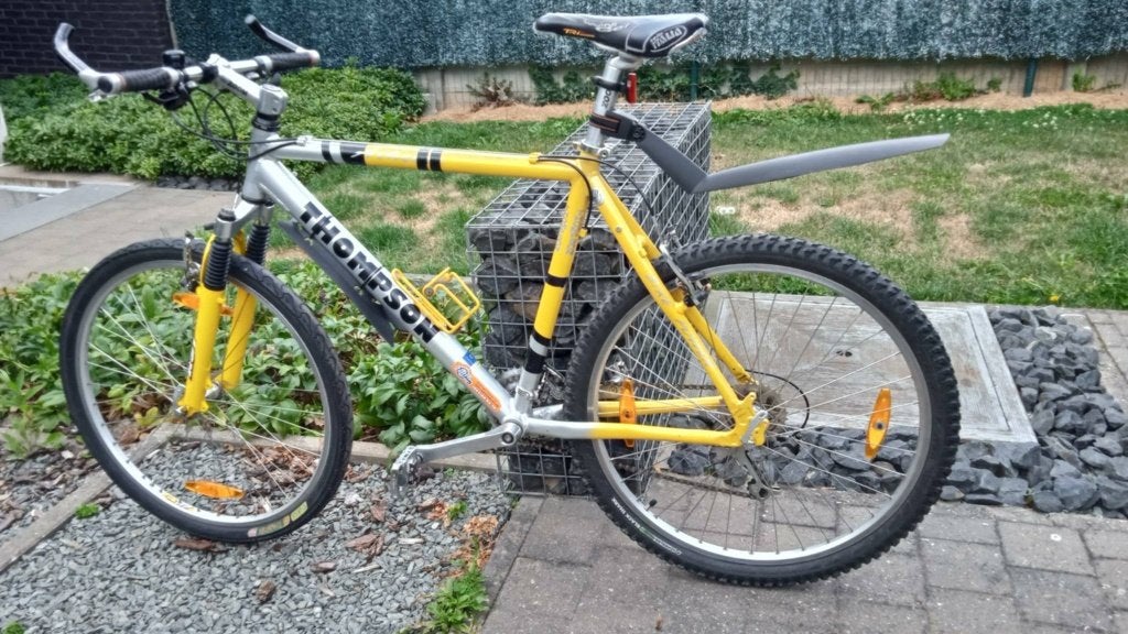 Fiets Thompson Mountainbike, Fietsen en Brommers, Gebruikt, Velgrem, Versnellingen, 49 tot 53 cm