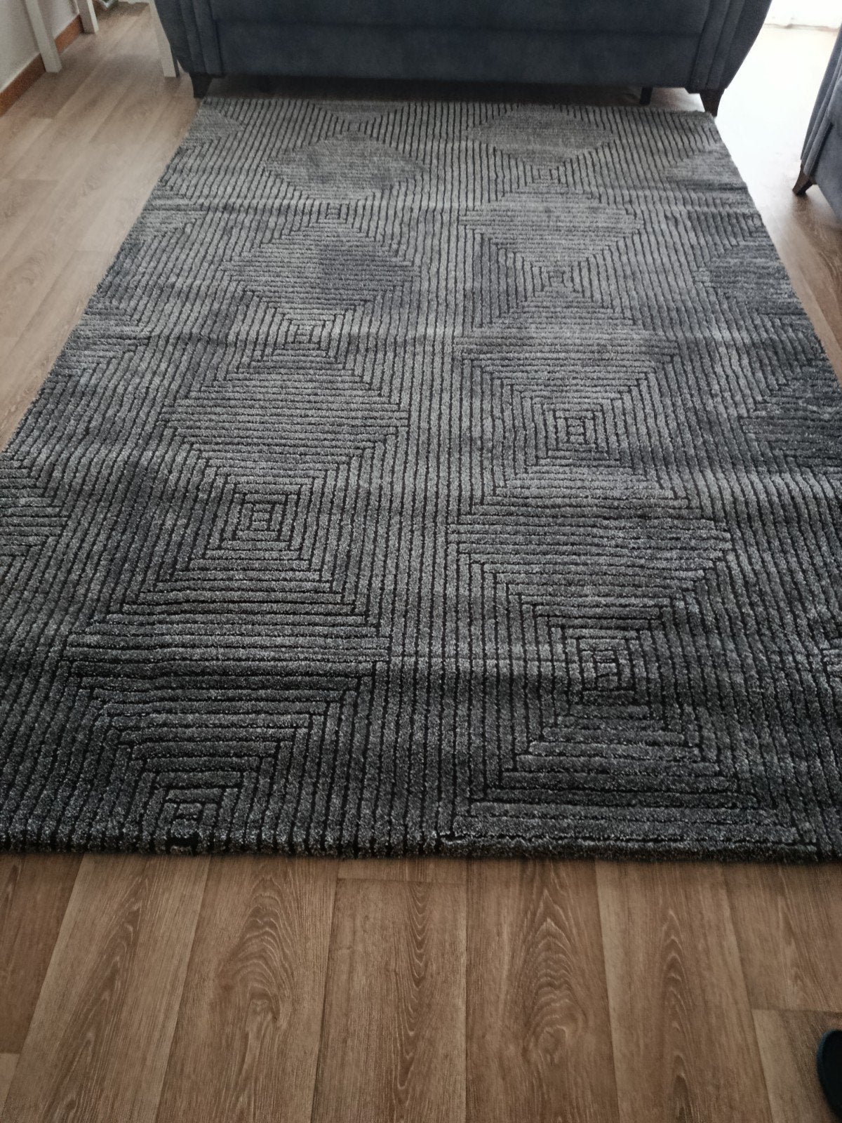 NIEUW Tapijt 200x290 Antrasit - Magic Floors PG004, Huis en Inrichting, Ophalen