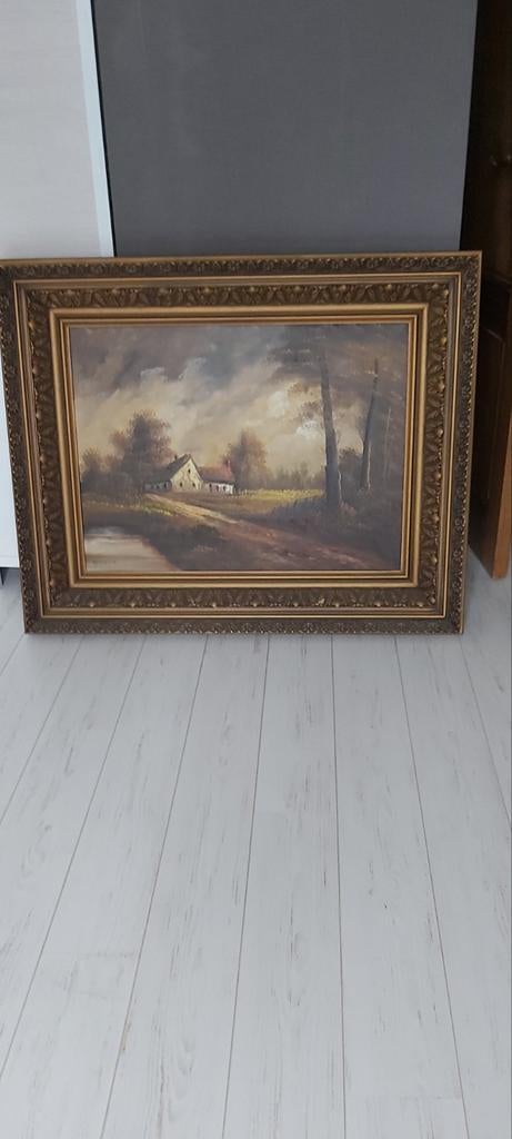 Groot schilderij, Ophalen