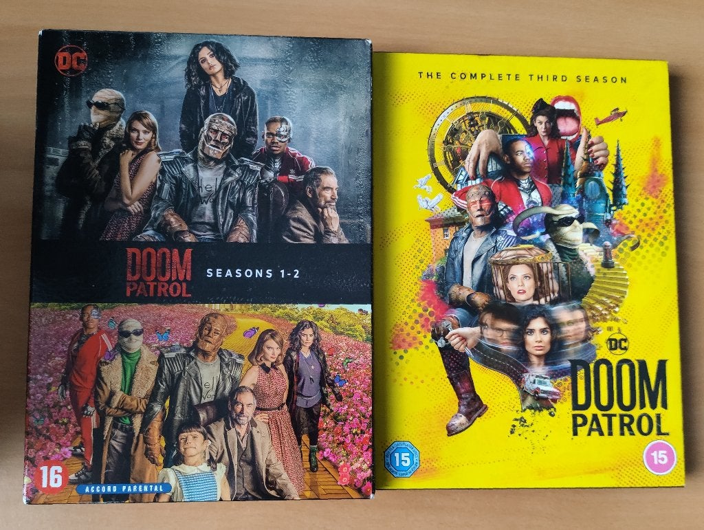 Doom Patrol Seizoen 1-3 als lotje en in nieuwstaat te koop.., Cd's en Dvd's, Engels, Vanaf 16 jaar, Breedbeeld, Seizoen 1