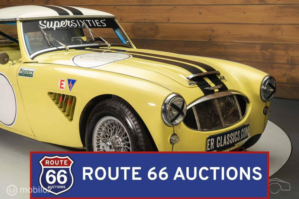 Austin-Healey 3000 MK1 | 1959 | Route 66 Auctions, Auto's, Austin, Zwart, Bedrijf, Handgeschakeld
