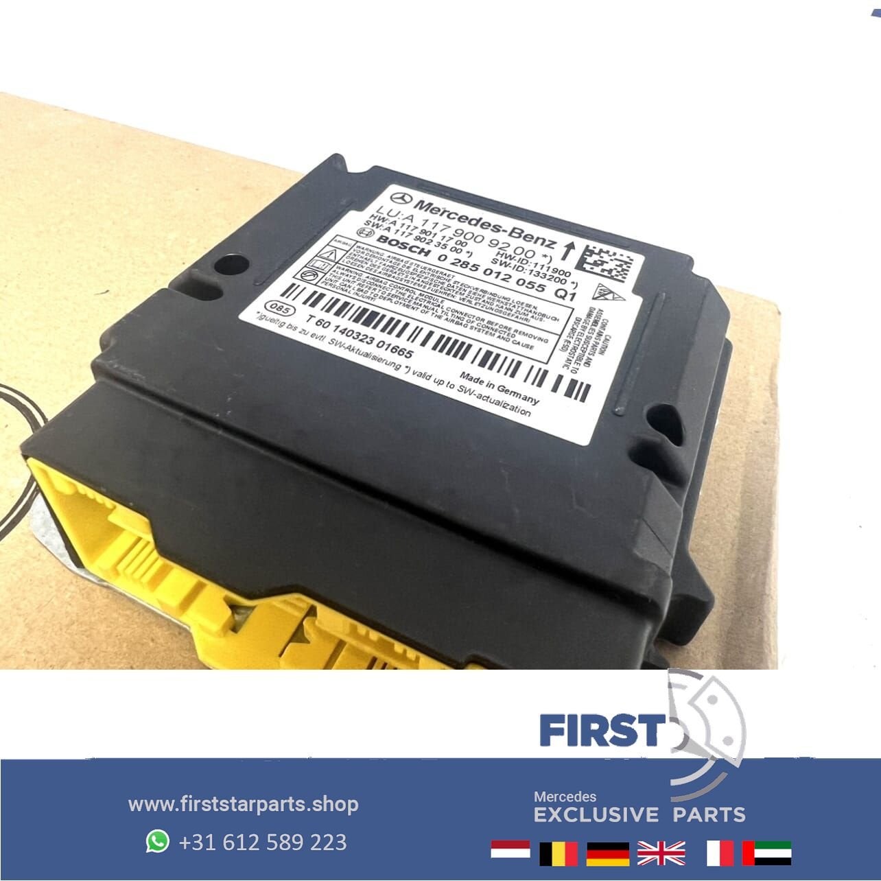 MERCEDES SRS AIRBAG MODULE / Computer Diagnostic Occupant Co, Auto-onderdelen, Gebruikt, -, Ophalen of Verzenden, -