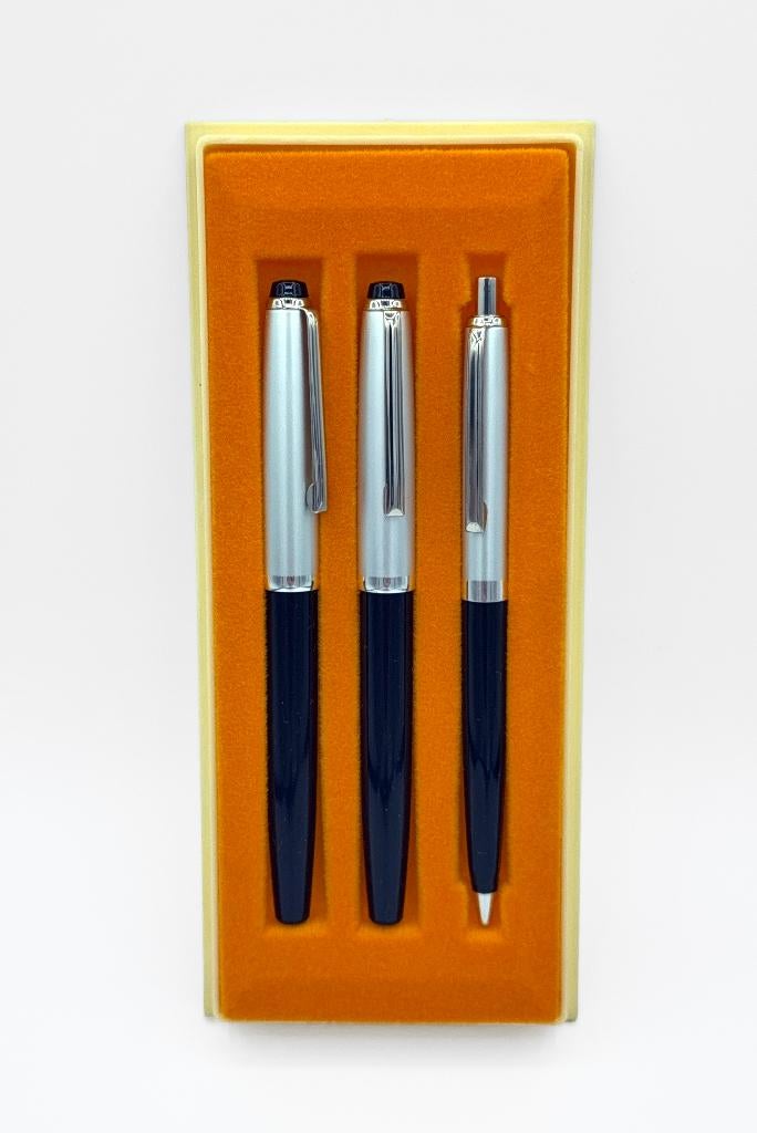 Vintage schrijfset pennenset uit de jaren 70 - Wellicht Geha, Ophalen of Verzenden, Nieuw