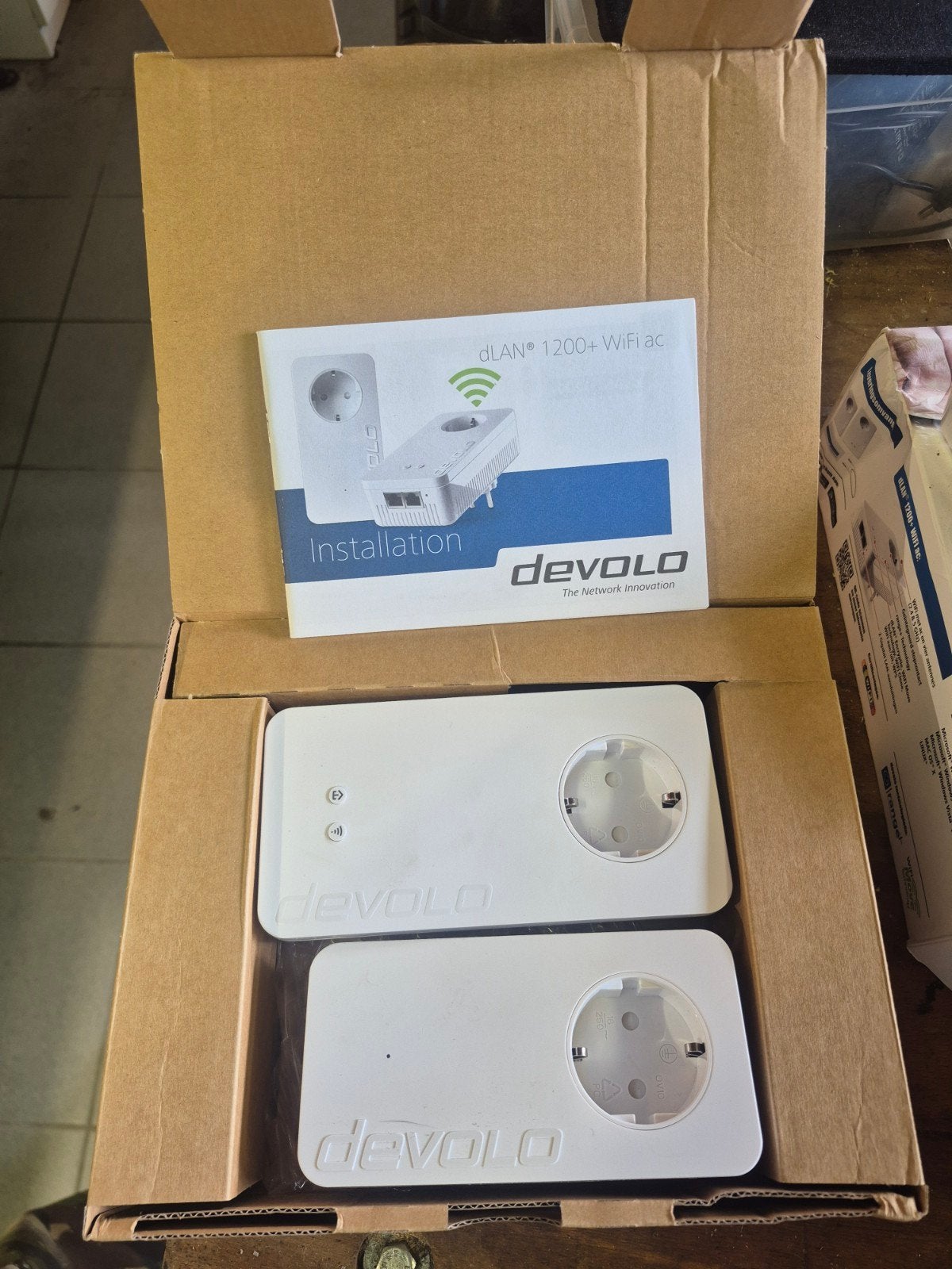 Kit de démarrage Devolo dLAN 1200+ WiFi ac, Informatique & Logiciels, Enlèvement ou Envoi, Comme neuf