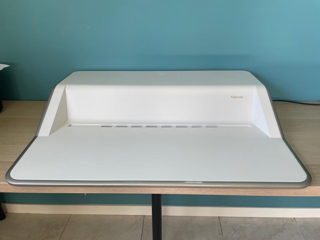 Zit/sta bureau / hoog/laag element fellowes, Maison & Meubles, Bureaux, Autres marques, Rehausseur, Bureau assis-debout, 80 cm