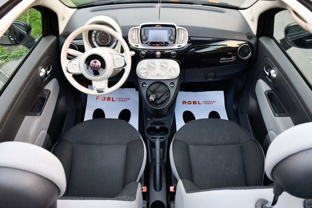 Fiat 500C 1.2i*Navi*LED*Cabrio*, Auto's, Voorwielaandrijving, 4 zetels, Stof, Cabriolet