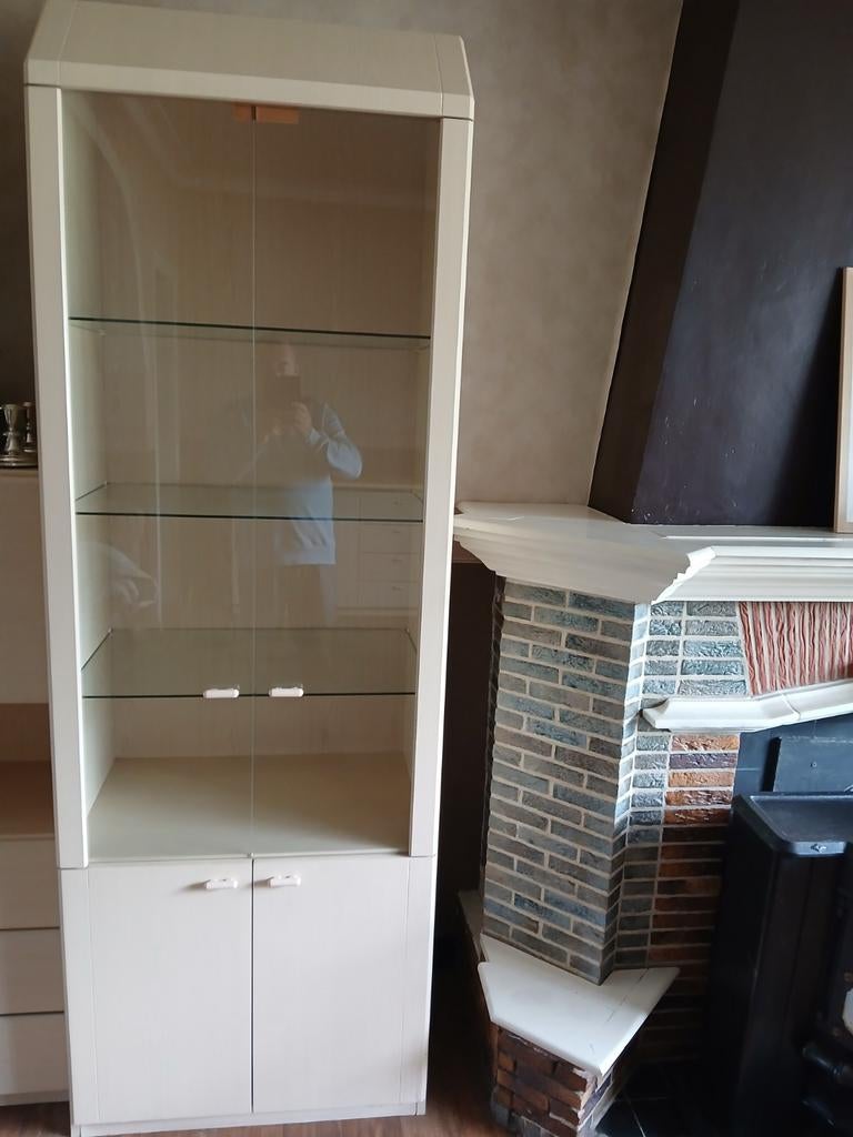 Vitrine avec éclairage, Enlèvement