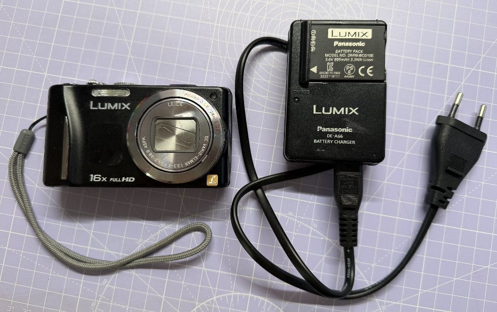 Appareil photo Lumix DMC-TZ20 black (Panasonic), Audio, Tv en Foto, Fotocamera's Digitaal, Ophalen, Accu, Gebruikt, Panasonic