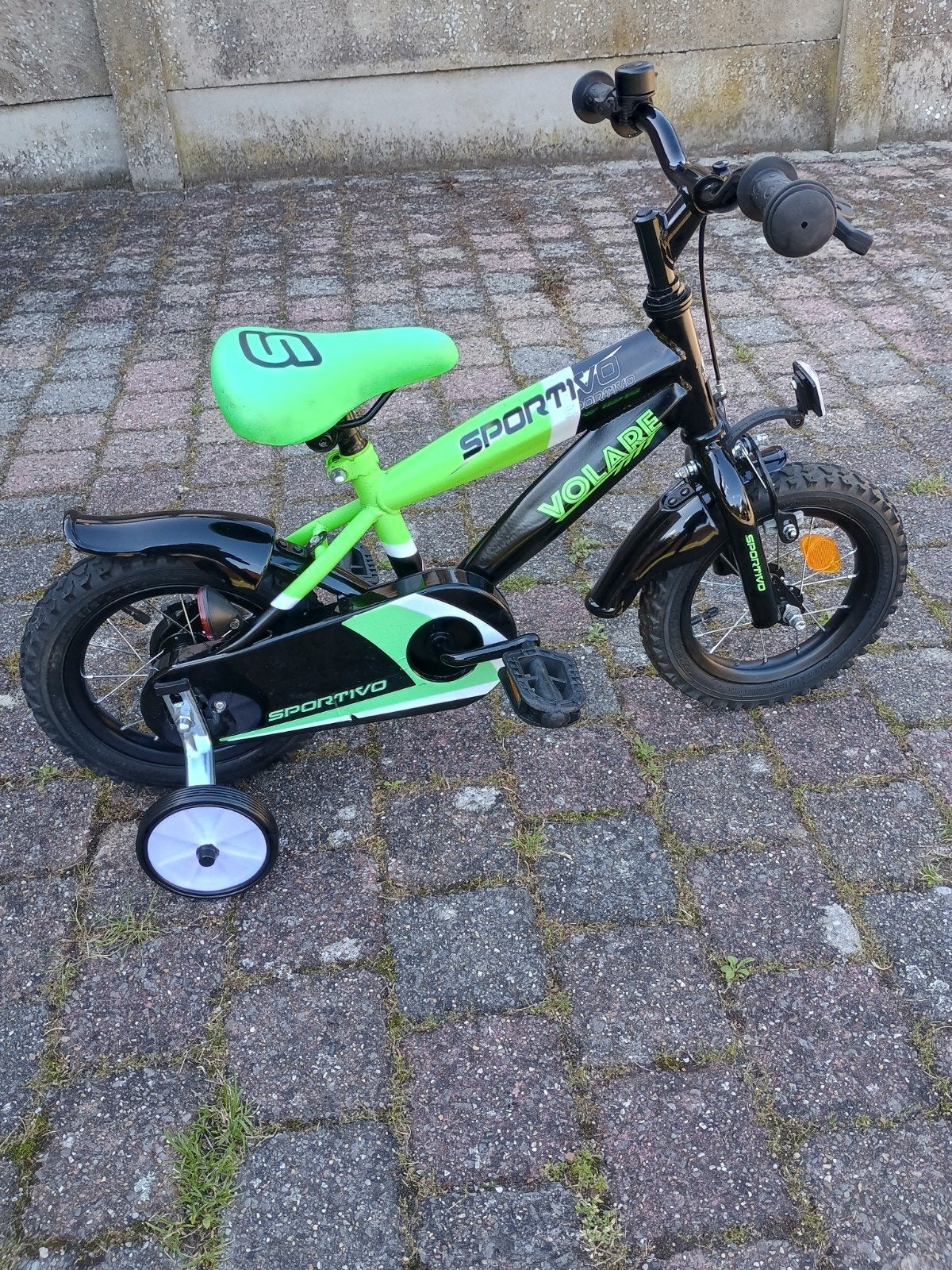 12 inch fietsje volare, Fietsen en Brommers, Ophalen, Zijwieltjes, Gebruikt, Velgrem