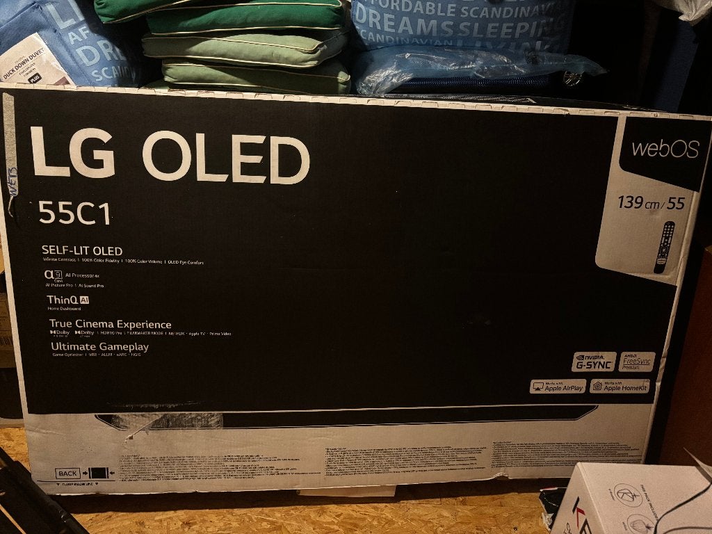 LG C1 55 inch, Ophalen, Zo goed als nieuw, 4k (UHD), LG